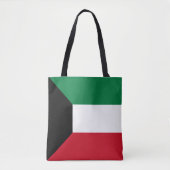 Koeweit Flag Tote Bag (Voorkant)