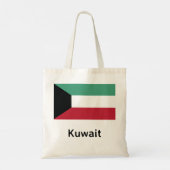 Koeweit Flag Tote Bag (Achterkant)