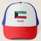 Koeweit Flag Trucker Pet (Voorkant)