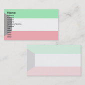 Koeweit Flag Visitekaartje (Voorkant / Achterkant)