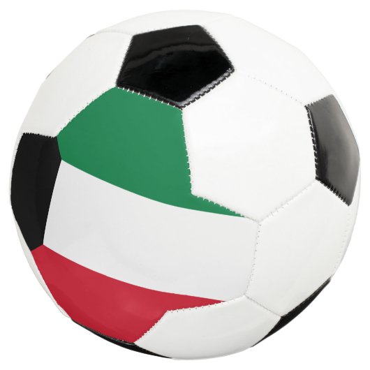 Koeweit Flag Voetbal (Drie kwart)