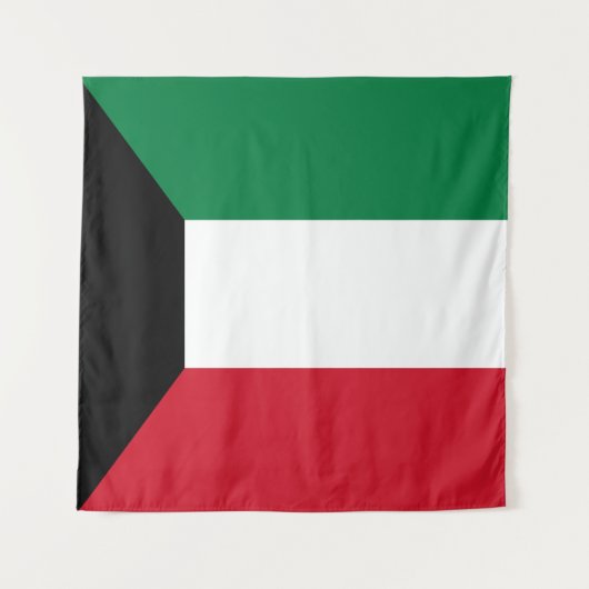 Koeweit Flag Wandkleed (Voorkant)