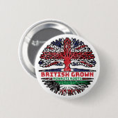 Koeweit Kuwaiti Uk Verenigd Koninkrijk - Britse bo Ronde Button 5,7 Cm (Voorkant /achterkant)