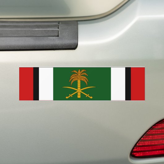 Koeweit Liberation Ribbon Bumpersticker (Op auto)