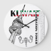 Koeweit Liberation Tower Clock Grote Klok (Voorkant)