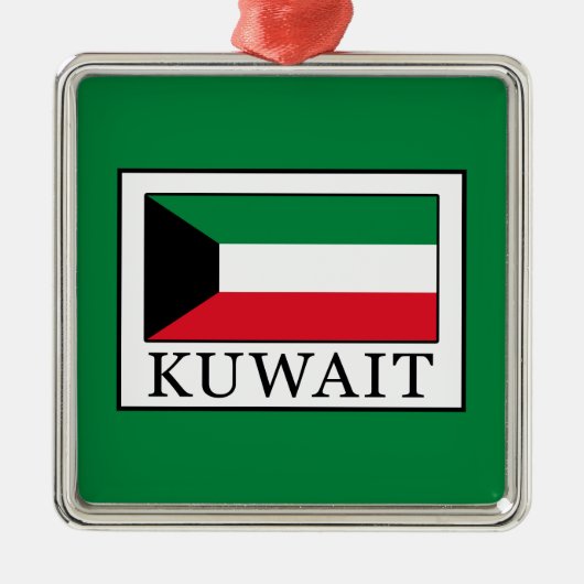 Koeweit Metalen Ornament (Voorkant)
