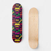 Koeweit noedels neon persoonlijk skateboard (Voorkant)