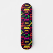 Koeweit noedels neon persoonlijk skateboard (Voorkant)