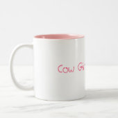 Koeweit op het hart tweekleurige koffiemok (Links)