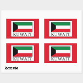 Koeweit Rechthoekige Sticker (Vel)