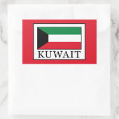 Koeweit Rechthoekige Sticker (Tas)