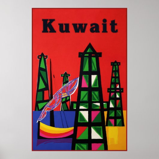 Koeweit reisposter poster (Voorkant)