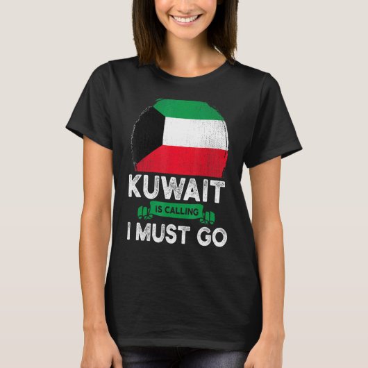 Koeweit roept dat ik naar Koeweits erfgoed moet ga T-shirt (Voorkant)