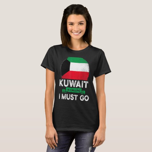 Koeweit roept dat ik naar Koeweits erfgoed moet ga T-shirt (Voorkant volledig)
