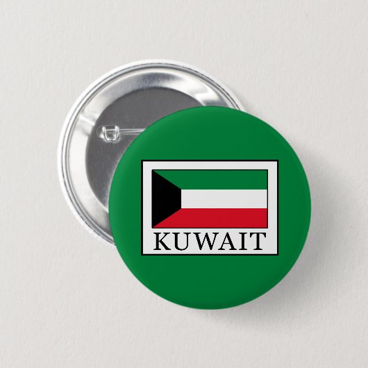 Koeweit Ronde Button 5,7 Cm (Voorkant /achterkant)