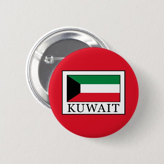 Koeweit Ronde Button 5,7 Cm (Voorkant /achterkant)