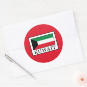 Koeweit Ronde Sticker (Envelop)