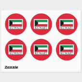 Koeweit Ronde Sticker (Vel)