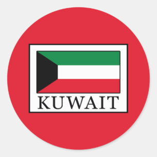 Koeweit Ronde Sticker