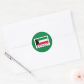 Koeweit Ronde Sticker (Envelop)