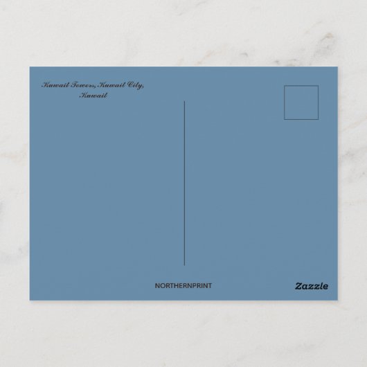 Koeweit Towers Koeweit Stad Koeweit Briefkaart (Achterkant)