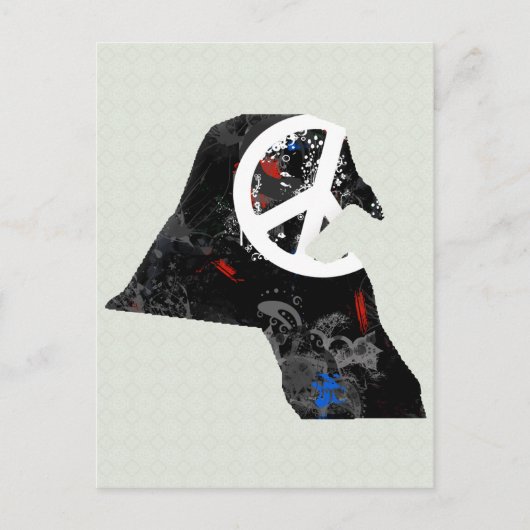 Koeweit Trendy Peace Sign met de kaart van Koeweit (Voorkant)