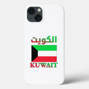 Koeweit vlag ا ك و ت Arabisch en Engels WordArt Case-Mate iPhone Case