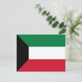 Koeweit - vlag - briefkaart (Staand voorkant)
