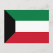 Koeweit - vlag - briefkaart (Voorkant)