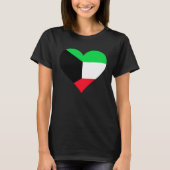 Koeweit Vlag Hart Koeweit Liefde Koeweit T-shirt (Voorkant)