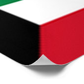 Koeweit - vlag - poster (Hoek)