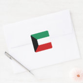 Koeweit Vlag Sticker (Envelop)