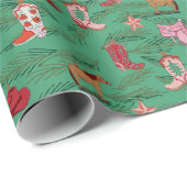 Koeweitjestehaw-papier voor kerstcadeautjes cadeaupapier (Rol Hoek)