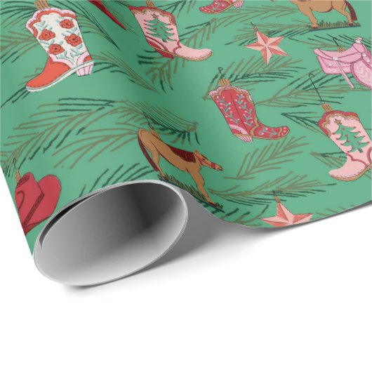 Koeweitjestehaw-papier voor kerstcadeautjes cadeaupapier (Rol Hoek)