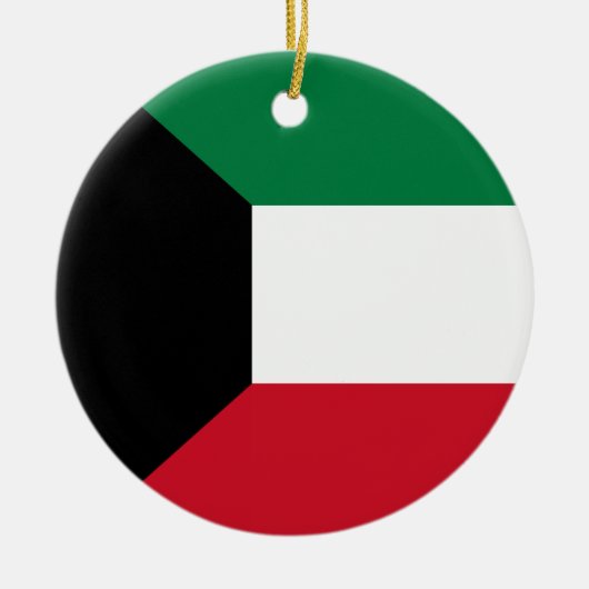 Koeweits Vlag Ornament (Voorkant)