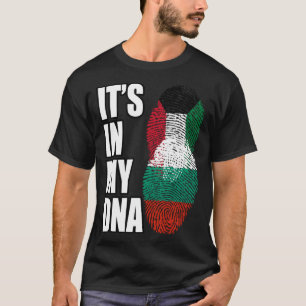 Koeweitse en Bulgaarse mix DNA-erfgoedvlag T-shirt