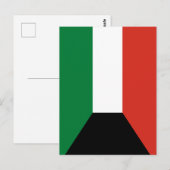 Koeweitse vlag briefkaart (Voorkant / Achterkant)