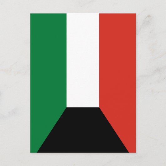 Koeweitse vlag briefkaart (Voorkant)