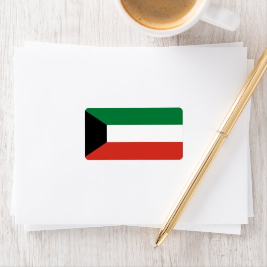 Koeweitse vlag etiket (Insitu)