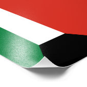 Koeweitse vlag foto afdruk (Hoek)