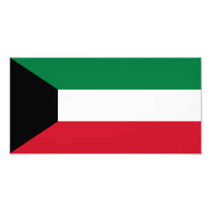 Koeweitse vlag foto afdruk