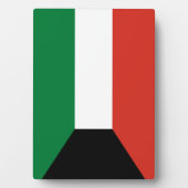 Koeweitse vlag fotoplaat (voorkant)