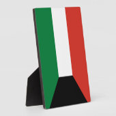 Koeweitse vlag fotoplaat (Zijkant)