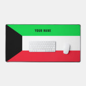 Koeweitse vlag gepersonaliseerde naam bureaumat (Keyboard & Muis)