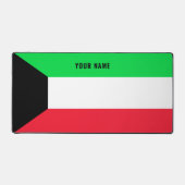 Koeweitse vlag gepersonaliseerde naam bureaumat (Voorkant)