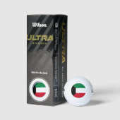 Koeweitse vlag golfballen (Verpakking)