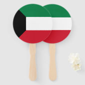 Koeweitse vlag handwaaier (Voorkant en achterkant)