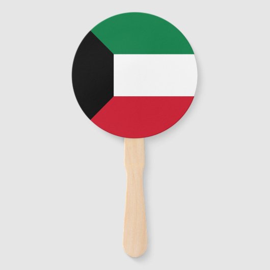 Koeweitse vlag handwaaier (Voorkant)