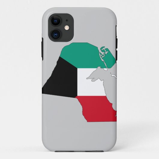 Koeweitse vlag - Kaart Case-Mate iPhone Case (Achterkant)