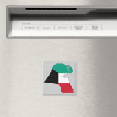 Koeweitse vlag - Kaart Magneet (Insitu (Vaatwasser))